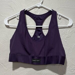 Savage X Fenty m purple sports bra size large 12/14